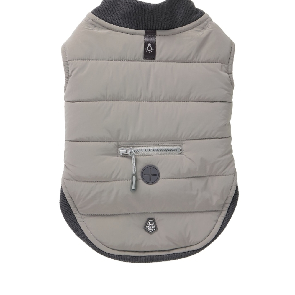 Stylish Quilted Dog Vest with Zipper